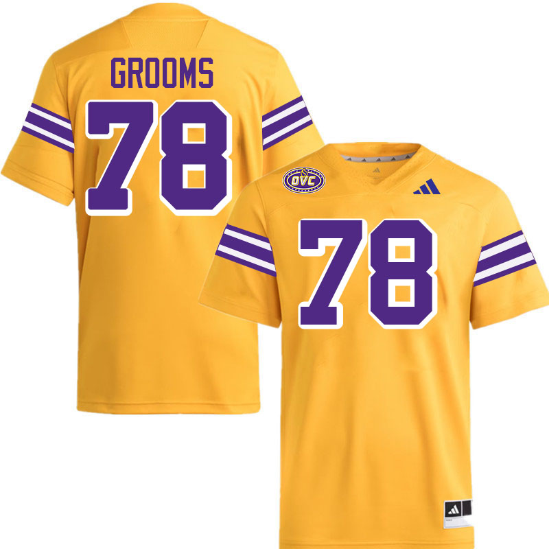 Tennessee Tech Golden Eagles #78 Elois Grooms College Football Jerseys,Uniforms-Gold Tennessee Tech Golden Eagles #78 Elois Grooms College Football Jerseys,Uniforms-Gold